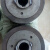 定制适用混凝土搅拌机配件滚筒式摩擦胶轮水泥砂浆小型搅拌机胶轮 橡胶直径150内径34键12面10