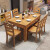 光明家具实木餐桌长方形全实木吃饭桌椅组合4人6人现代中式小户型客厅家用 1米单桌实木框架款