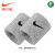 耐克（Nike）短护腕耐克男女时尚运动排篮球护具羽毛网球运动健身吸汗护手腕 耐克护腕 短-051 灰色/黑勾