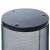 稳斯坦 金属网垃圾桶 黑色中号(1个) 金属网垃圾篓 铁网收纳桶 WL-012