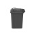 舒蔻（Supercloud）大号塑料分类垃圾桶小区环卫户外带盖加厚垃圾桶全国标准分类50L加厚黑色其他垃圾