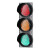 德威狮定制红绿灯交通信号灯警示灯道路光信号障碍灯机动车信号灯 太阳能黄闪信号灯