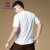 AEMAPE品牌圆领T恤男2024夏季微宽松休闲短袖男式轻熟透气舒适个性上衣 白色 M