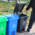 捷诺立（JNL）22460 分类垃圾桶小区物业垃圾箱带盖大号特厚带轮中间脚踏垃圾桶红色120升