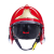 梅思安 消防救援头盔 防汛救灾安全帽 红色中号基本款 10158929 