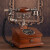 蒂雅菲（DIYAFEI）仿古电话机欧式实木电话复古电话时尚家用古董 普通版（木色）単铃插电话线