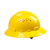 大帽檐安全帽宽边大沿工地遮阳防晒安全帽 新款大沿帽（黄色）