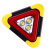 宽迈  三角架警示灯LED多功能汽车应急灯太阳能车载用品警示牌充电爆闪（1个装）
