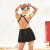 范德安（BALNEAIRE）高端时尚小红心系列裙式连体防晒度假泳衣女显瘦遮臀 M