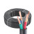 佳雁 电线电缆YZ 3*4+1*2.5平方中型橡套线 国标3+1芯铜丝软电缆 10米