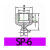 天行大头机械手真空吸盘强力工业气动硅胶单双三层SP/DP/MP吸嘴 DP-25