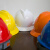 米囹高强度ABS安全帽 建筑工程工地施工电工透气防砸玻璃钢头盔可印字 红色  加厚透气款