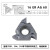 数控外螺纹车刀片内螺纹60度挑牙刀不锈钢16ER AG60 1.25-3.0 ISO 16 ER 3.0 ISO 外螺纹 3.0螺距