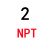 管螺纹丝锥丝攻PT Z NPT NPTF1/8 1/4 3/8 1/2 3/4 灰色 NPT 2-11