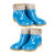 沸耐笙 FNS-04829 中性低筒雨鞋 耐酸碱油PVC低帮水鞋 519蓝色加棉 39 双
