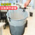 加厚防锈铁网垃圾桶金属不锈钢办公室垃圾篓铁丝网卫生间无盖 加厚不变形经典黑 垃圾桶垃圾袋200只