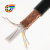 RVVP24芯1平方国标多股软丝铜屏蔽航空插头电缆线 100米每卷价格 24芯 x 1平方毫米