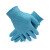 AMMEX爱马斯 柯沃系列 APFGWCHD46100一次性蓝色丁腈手套6.8g（加厚型 无粉 麻面）*1盒 100只/盒） 蓝色 大
