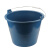 得豫工品 泥工瓦工小灰桶 建筑工地用牛筋桶 塑料桶 耐磨加厚水泥桶 22cm常规款墨绿色带提手 一个价