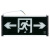海斯迪克 gnjz-1100 应急灯（单面向右）LED消防 疏散指示牌 双头充电 事故安全出口 壁挂灯 消防安检灯