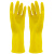 海斯迪克 gnjz-1018 牛筋乳胶手套 橡胶手套 防水防滑耐磨塑胶劳保手套M码 1双