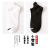KHCK日本韩国男士品牌夏棉袜子短潮短筒薄款运动防臭船CK B-71黑色5双+白色5双10双装 均码收藏加购优先发货