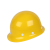 安全帽加厚国标工作帽颜色齐全建筑工程防撞砸ABS中铁工地空调帽 玻璃纤维B-O型透气旋钮Y型调节黄色