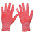 尼龙十三针薄款小号防晒手套干活用的手套男女工作劳保手套批发 红色尼龙手套薄款(不带胶) 36双批发装