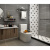 曦凰卫生间瓷砖简约现代厨房墙砖黑白仿古砖厕所浴室地板（10箱起发） 白色柔光(600x600) 其它