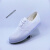 透气白色无尘鞋实验室小白鞋厂工作鞋劳保布鞋工厂车间防滑女 白色 X001 36