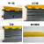 线槽减速带橡胶过线槽马路电缆护线槽水管线槽板盖线板pvc压线板 21号(室内黄色大一线)