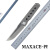 小七maxace狸折刀s90v粉末钢钛合金手柄便携式折叠刀户外野营刀具 灰色 60°以上 9cm 110mm