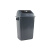 舒弗 塑料长方形垃圾桶（红色/咖啡色/蓝色/绿色/灰色）颜色备注 log可定制 60L无盖