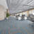 办公室地毯拼接方块卧室酒店工程商用台球厅防火阻燃加厚地垫耐磨 蓝色双条 加强沥青底(10平方)