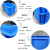 EU周转箱长方形底盘蓝色加厚车载储存物流箱零件收纳配件盒 EU4633箱-600*400*340mm蓝色