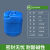 加厚塑料胶桶批发 10升20公斤25L废液桶酒桶5L带盖方形化工水桶 20升浅蓝色堆码方桶
