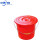塑料手提水桶红色大小水桶带盖子耐摔 21L无盖款