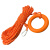 百舟 BZ072水域救生绳反光绳高强度丙纶粗16毫米长50米计价单位条橙色