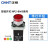 正泰（CHNT）NP2-BW3361-24V-LED 按钮开关平钮常开自复位信号灯 绿色