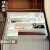 家の物语（KATEI STORY）日本进口厨房抽屉收纳盒餐具分格整理塑料隔板储物盒刀叉分隔盒 白色4个装（2大2小）