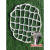 井盖网防坠网 下水道窨井雨水井 圆形防护网 加粗网格 塑料 绳网 M6镀锌钩80个 可定制方形