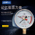 上海联力YJN-100双针耐震 记忆型压力表 峰值压力记录充油抗震表 -0.1-0.1MPa