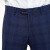 依文西裤 含羊毛格子西裤男 宴会潮流西裤正装西装裤长裤商场同款 蓝色 025