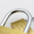钰启隆  铜锁 薄款挂锁 通开通用钥匙门锁 户外锁 防水防锈 箱包箱柜锁 HL406*1个 