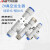 安达通 ZH真空发生器 SMC型大流量树脂机械手配件直插管螺纹式负压气动元件 ZH13DS-01-02-02 