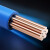 正泰(CHNT)电线电缆ZR-BVR 4平方电源线阻燃铜芯多芯铜线多股家装软线红色 100米
