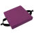 丽姿语方凳子坐垫高密度海绵工厂上班幼儿园凳子垫子屁股正方形防滑小垫 紫色 35*35*8cm