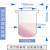 玻璃开口反应釜1000ml球形三四口烧瓶2L3L5L分体反应器500ml实验 筒形圆底1000ml 150mm