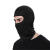 焊工面罩护脸布料 春季冰丝护脸面罩电焊防护罩透气防尘头套焊工 薄款单孔-黑色