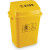 京努 摇盖垃圾桶分类垃圾桶 一个价 20L加厚摇盖 蓝色 可回收物